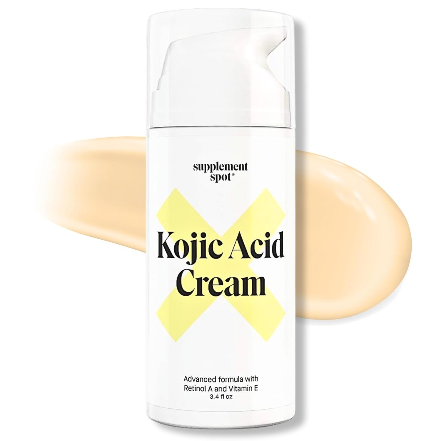 Kojic Acid Cream for Dark Spots, Retinol A & Vitamin E Dark Spot Treatment for Women – Anti-Aging & Even Skin Tone – Natural Kojic Acid Face Cream for Women, 3.4 Oz