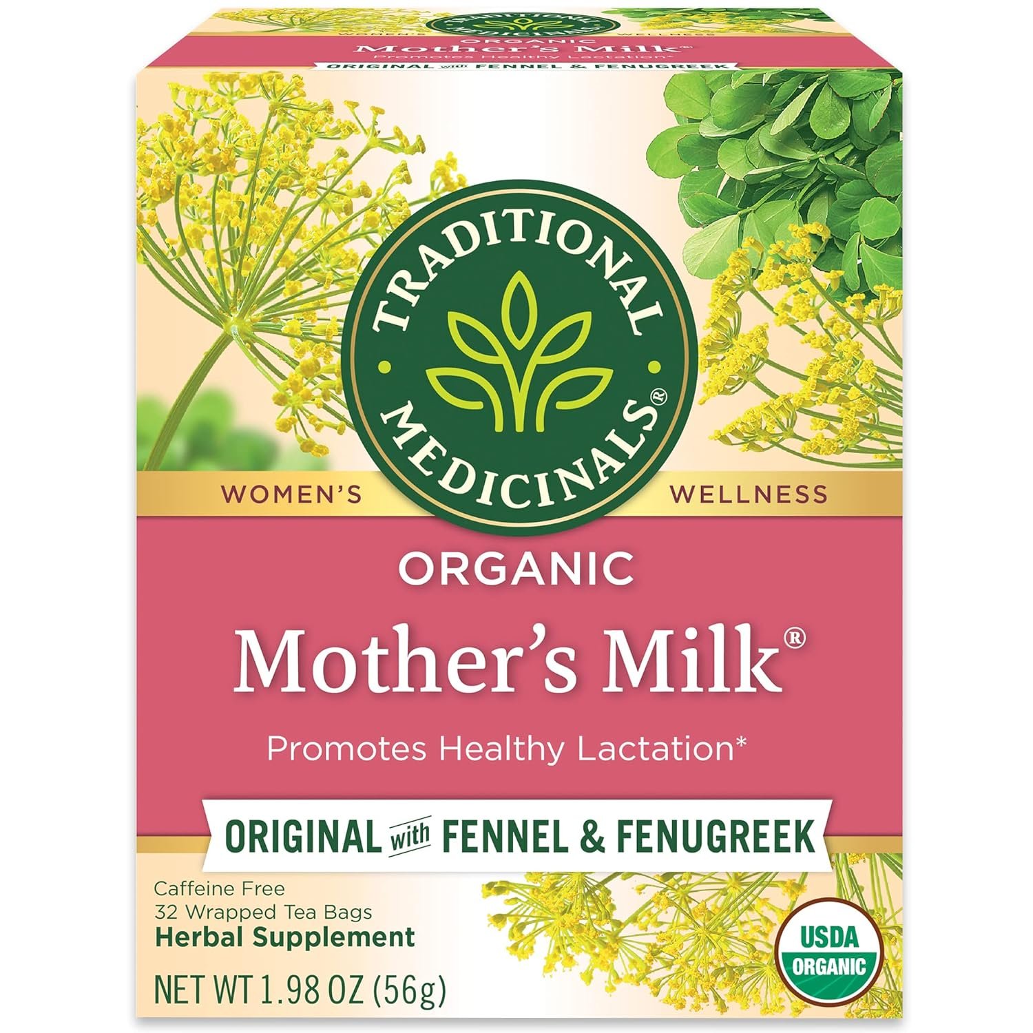 Traditional Medicinals Organic Mother’s Milk Women’s Tea 32 Count (Pack of 1)