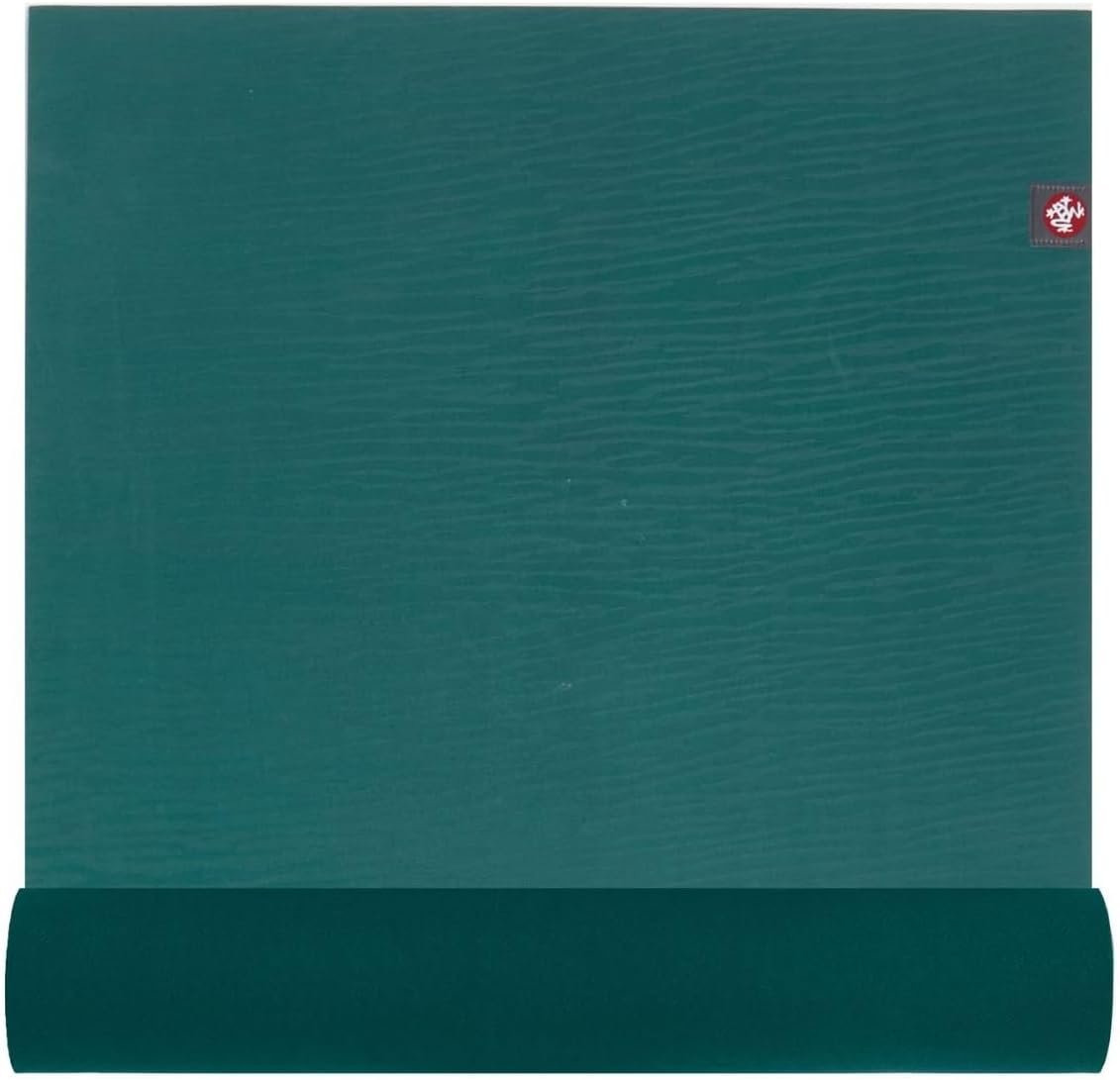 Manduka eKOLite Yoga Mat 71″ – 4mm | Natural Rubber | Eco-Friendly | Soft Textured Surface | Natural Next-to-Skin Feel | 71 x 26 inches | Charcoal Grey