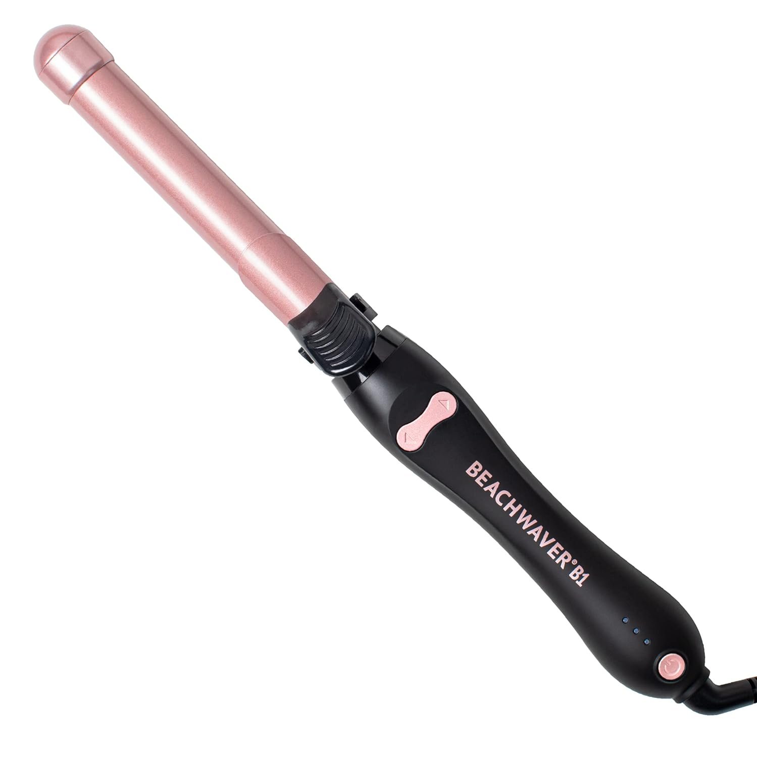 The Beachwaver Co. B1 Rotating Curling Iron – Automatic 1″ Ceramic Curling Iron – Easy-to-Use Spinning Wand for Long-Lasting Waves, Auto-Shut Off, Travel-Friendly, Dual Voltage (BW160), Midnight Rose